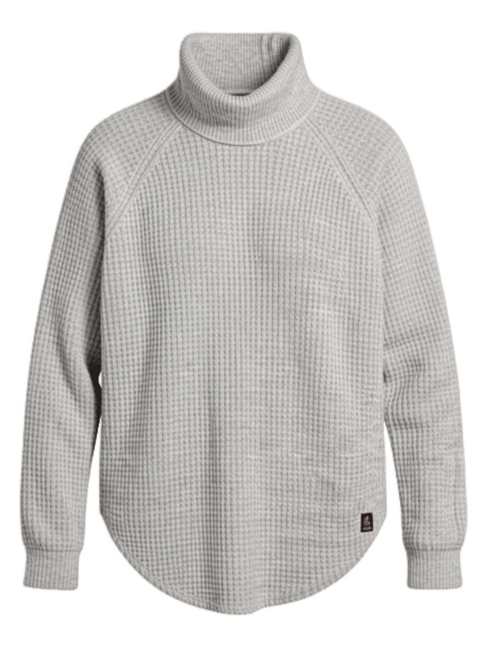 KUHL WOMENS SIENNA WAFFLE SWEATER in Ash Sz L